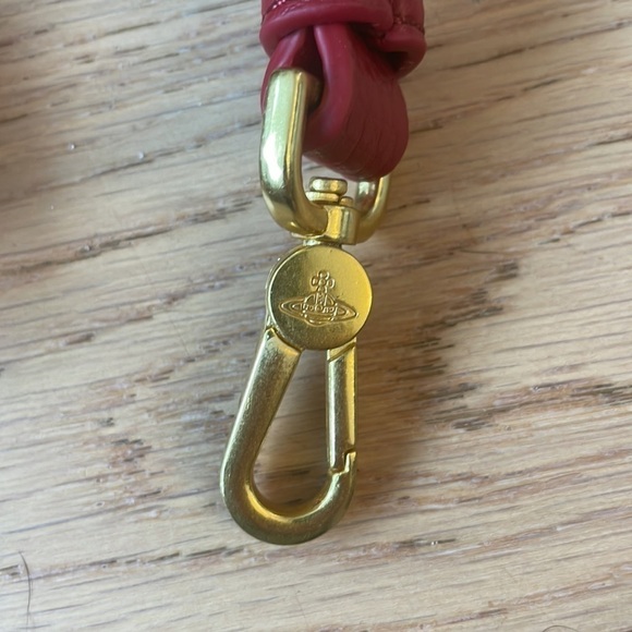 VIVIENNE WESTWOOD Red Velvet crossbody bag - Picture 4 of 10